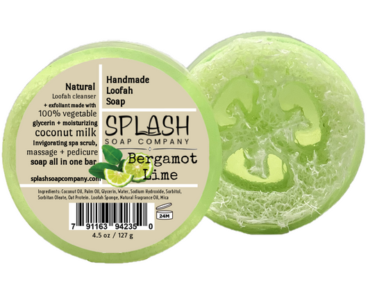 Bergamot Lime Loofah Soap