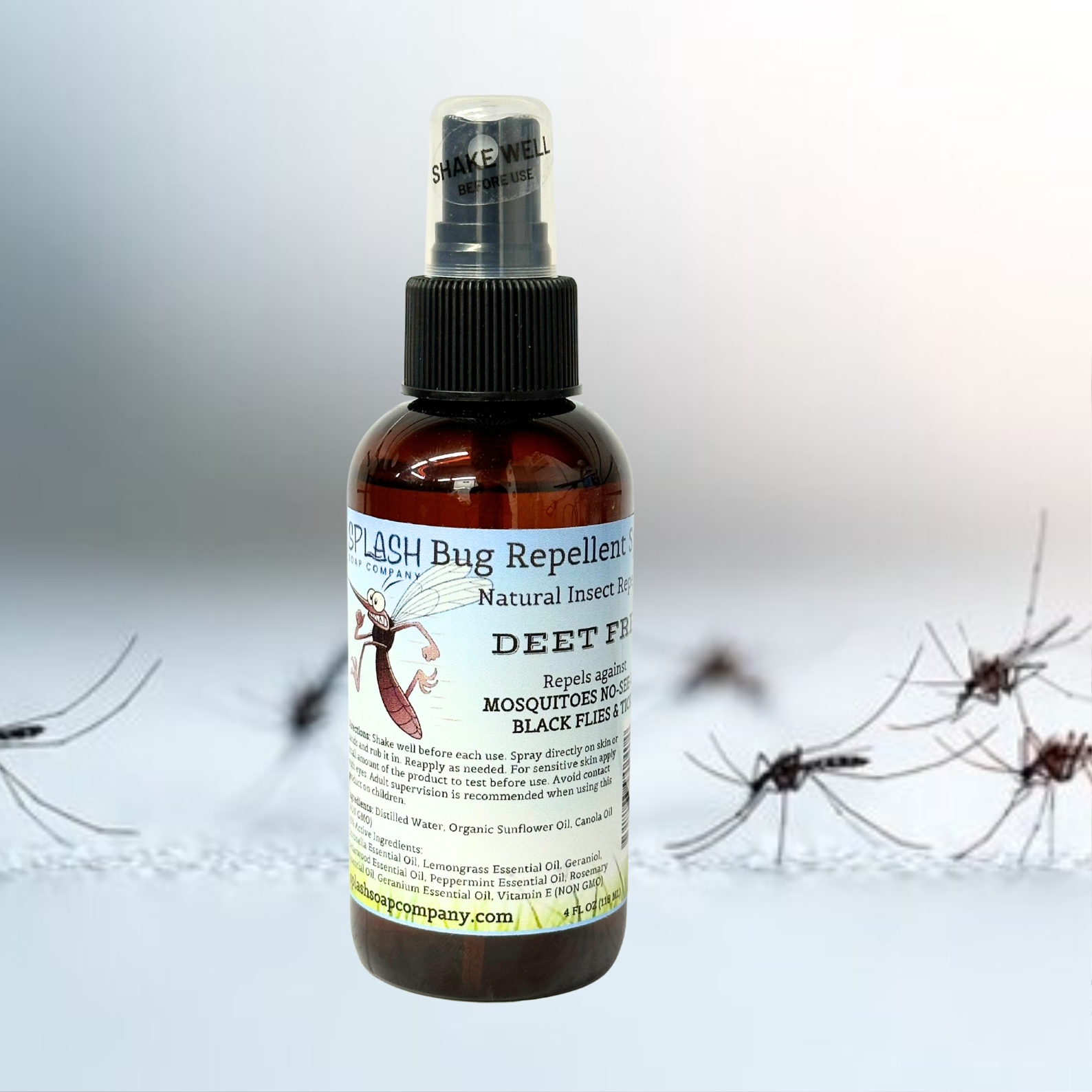 insecticidal soap mosquitoes Bug Repellent Spray – Splash Soap Company
