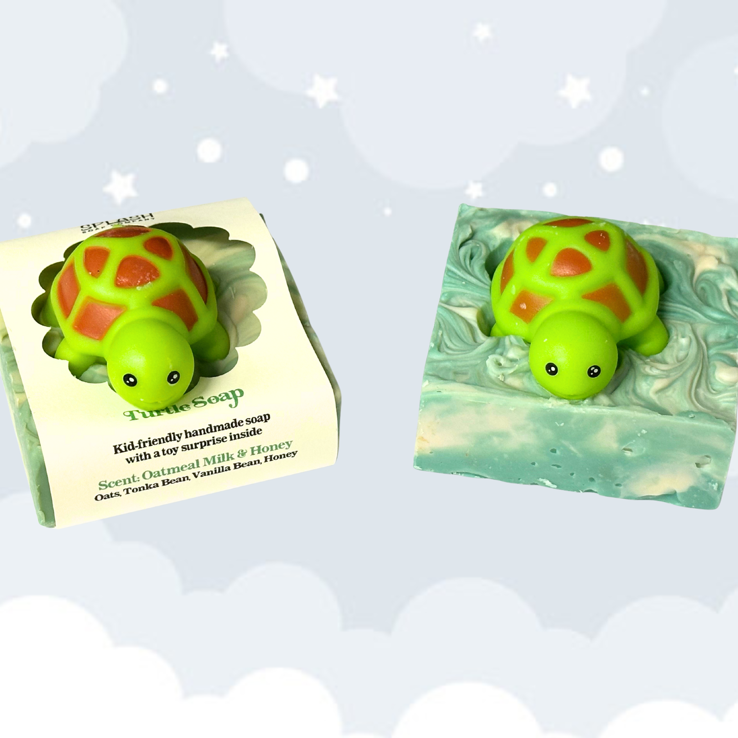 Turtle kids soap