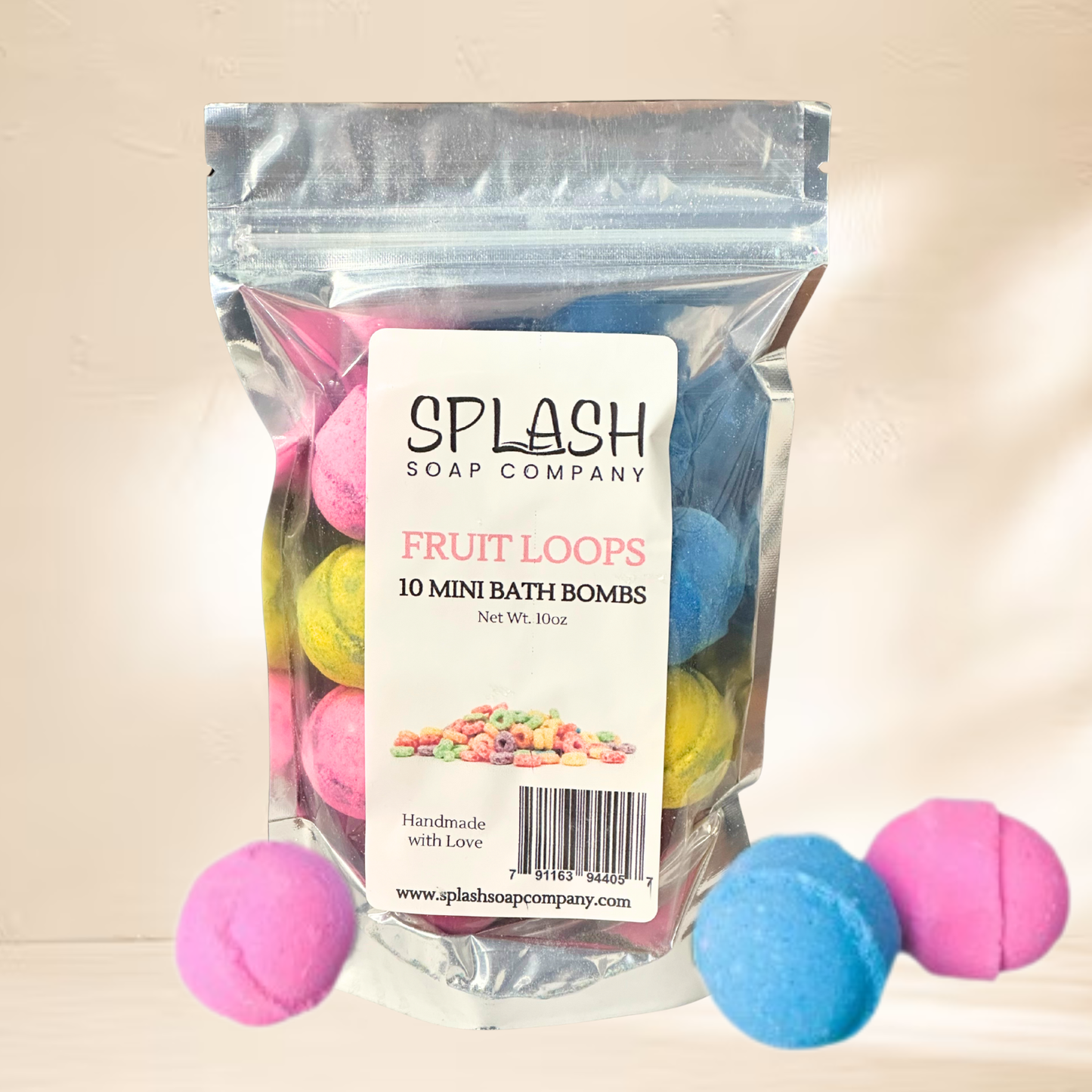 Fruit Loops Mini Bath Bombs