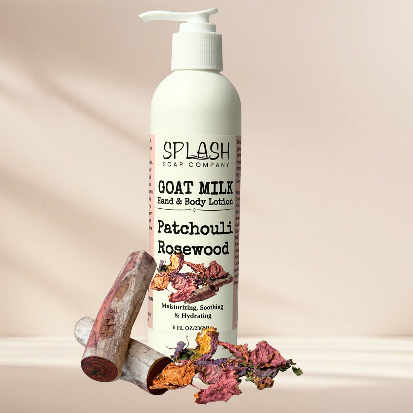 Patchouli Rosewood Goat Milk Lotion