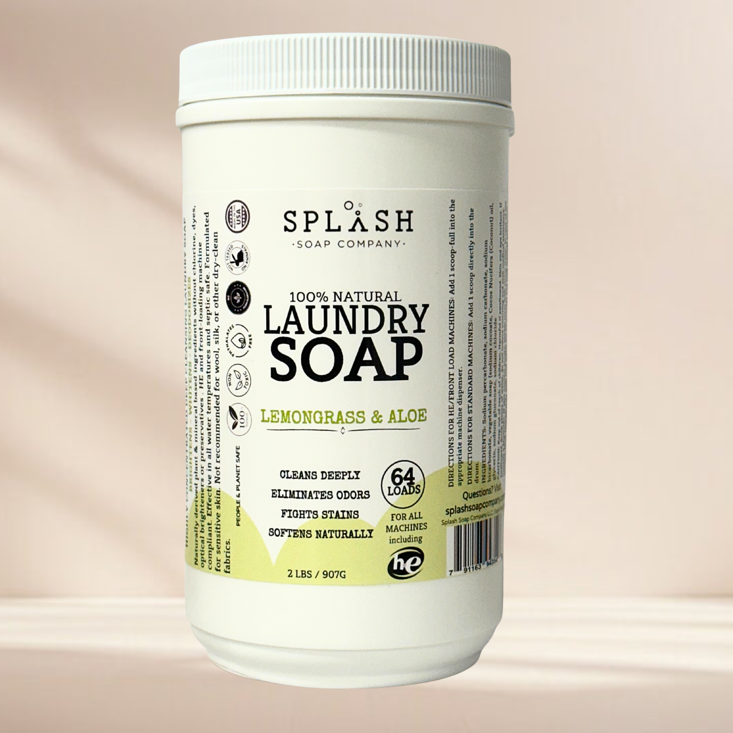 Lemongrass & Aloe Laundry Soap