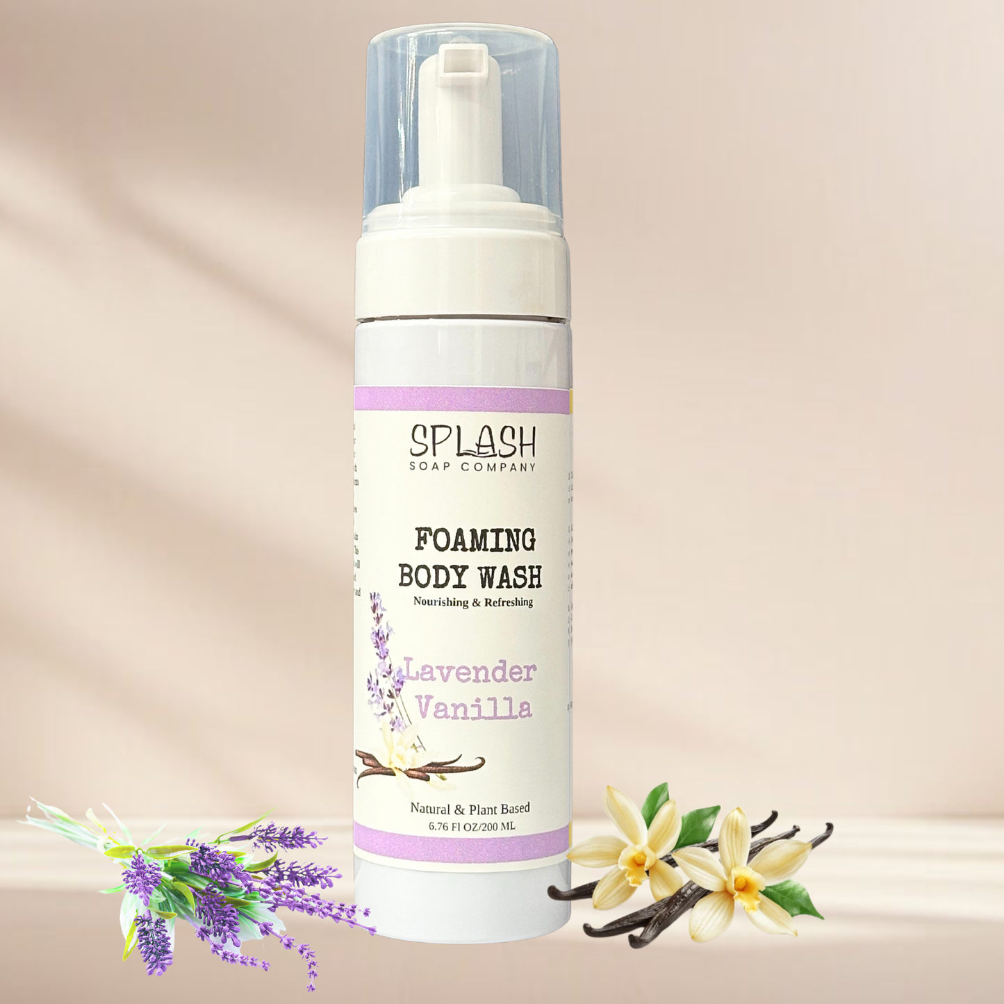 Lavender Vanilla Foaming Body Wash