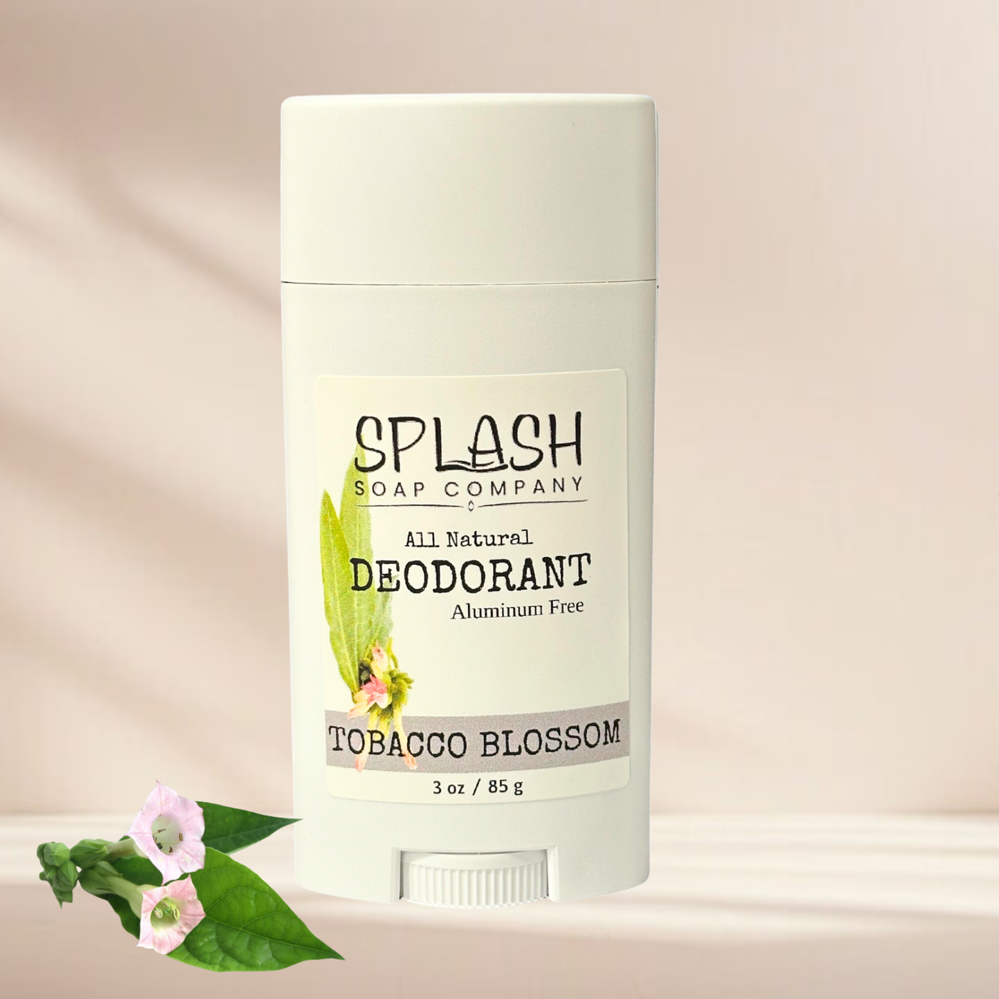 Tobacco Blossom Activated Charcoal Natural Deodorant