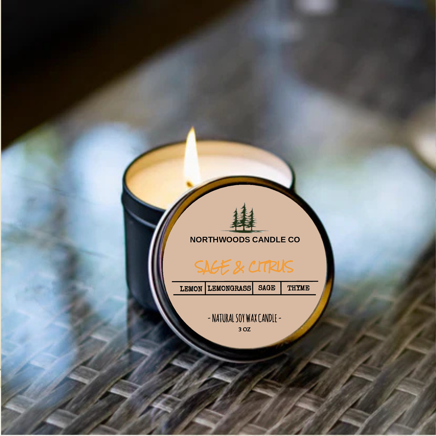 Sage & Citrus Candle- Classic Collection