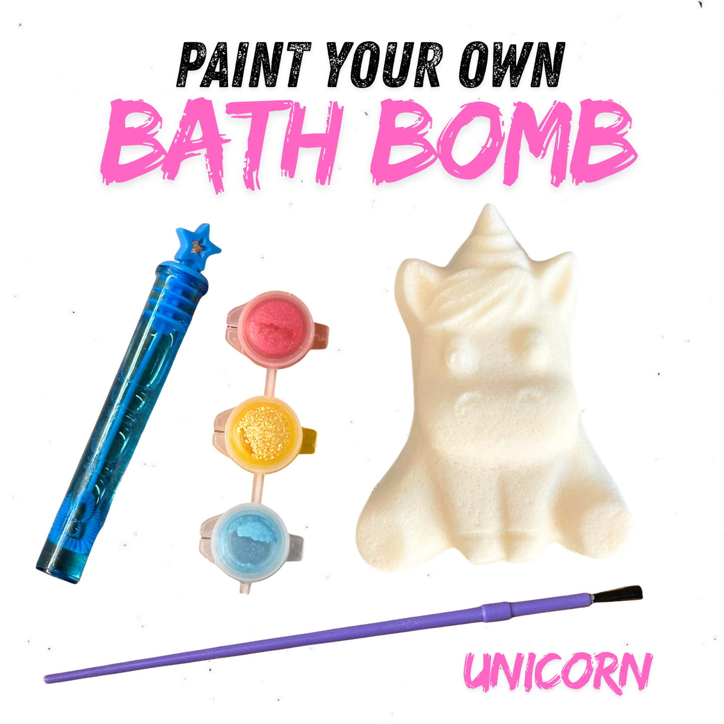 UNICORN-PAINT YOUR OWN BATH BOMB