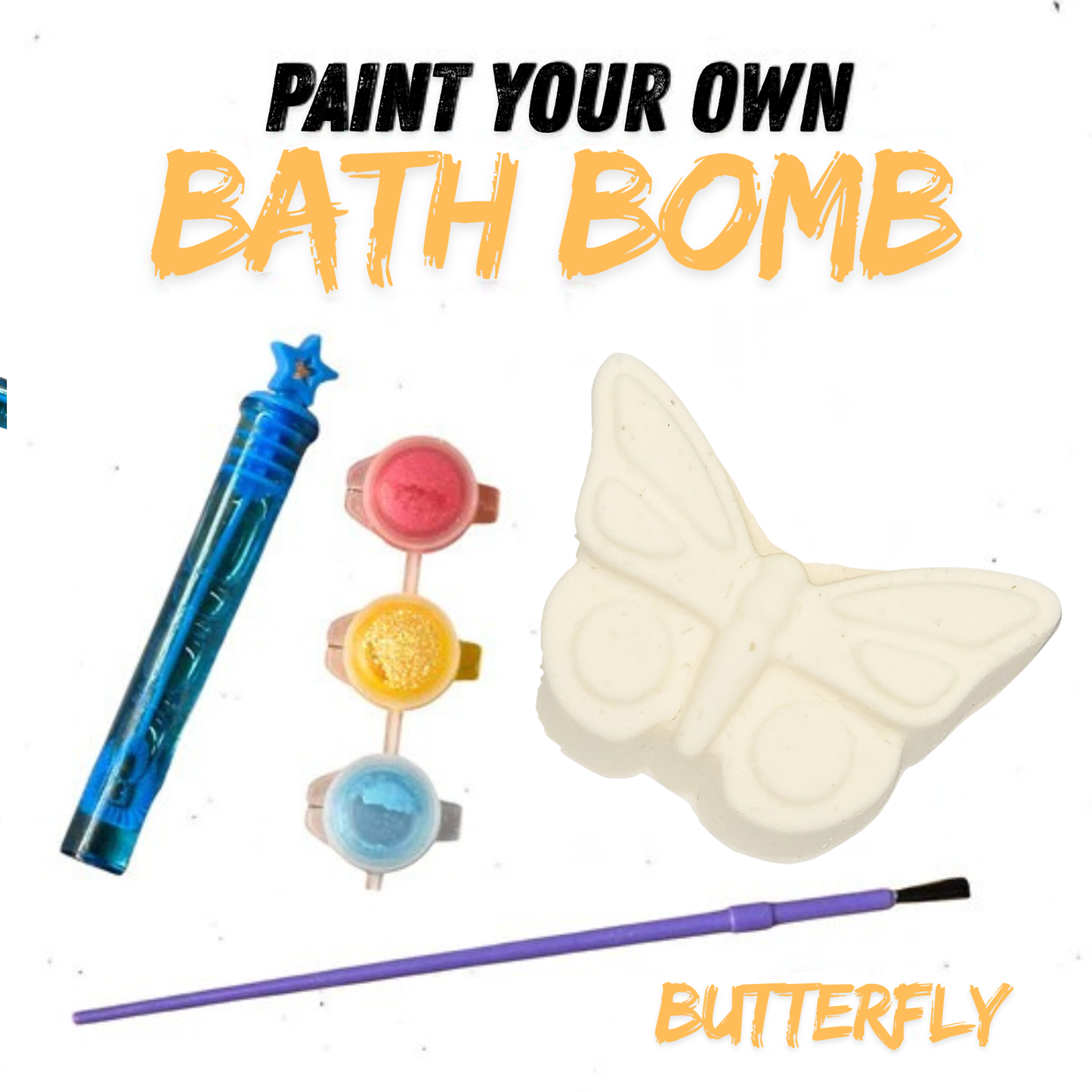 BUTTERFLY-PAINT YOUR OWN BATH BOMB