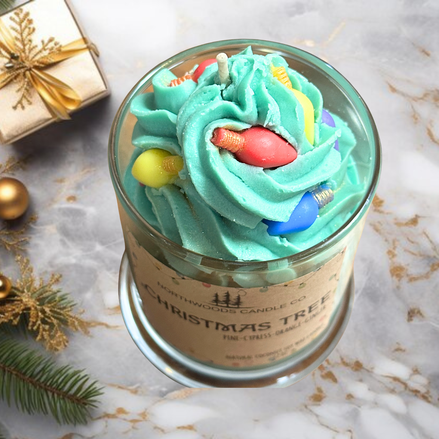 Christmas Tree Natural Candle