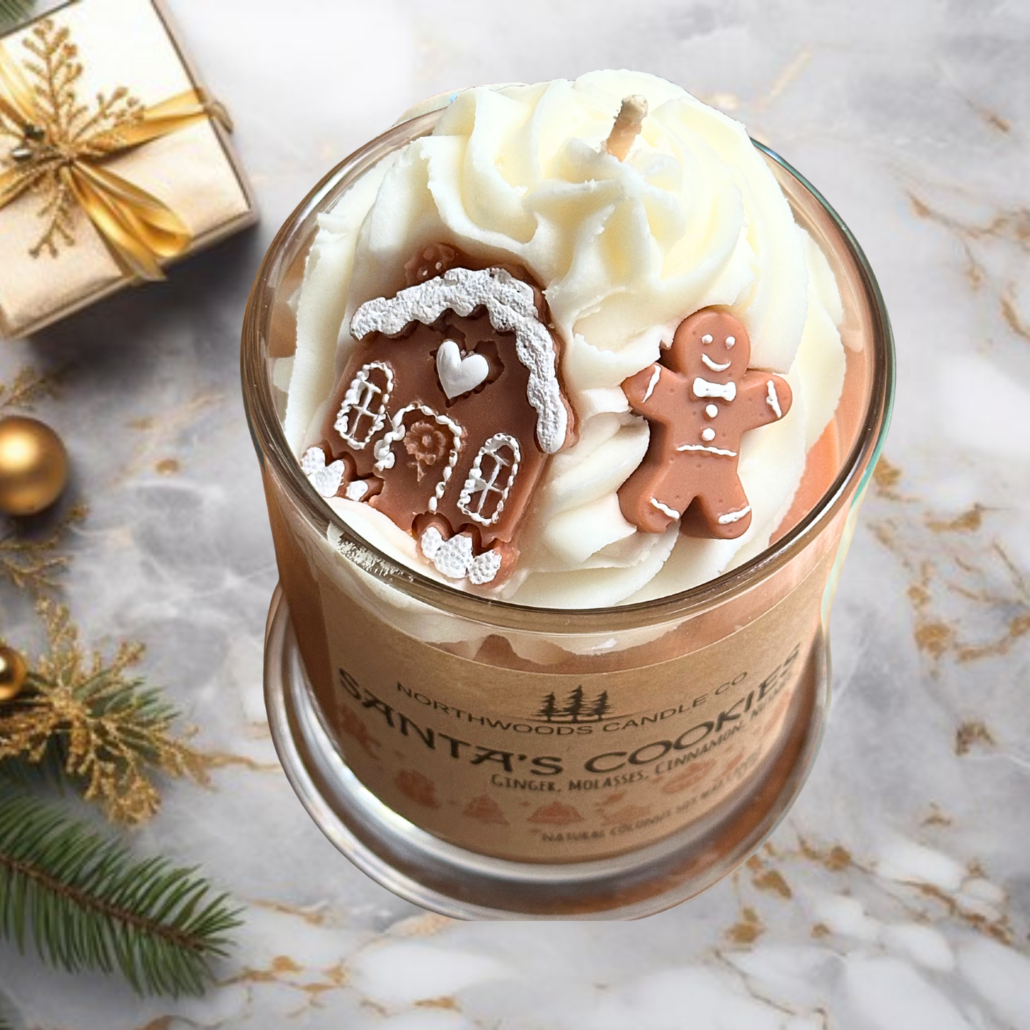 Santa's Cookies Natural Candle