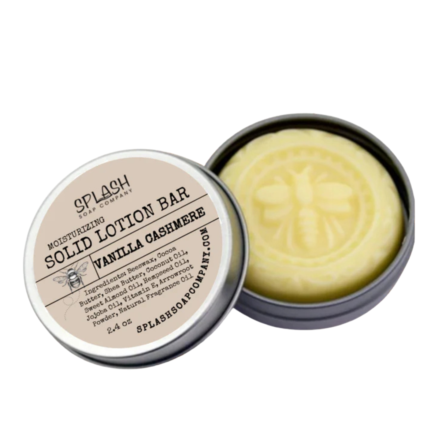 Vanilla Cashmere Solid Lotion Bar