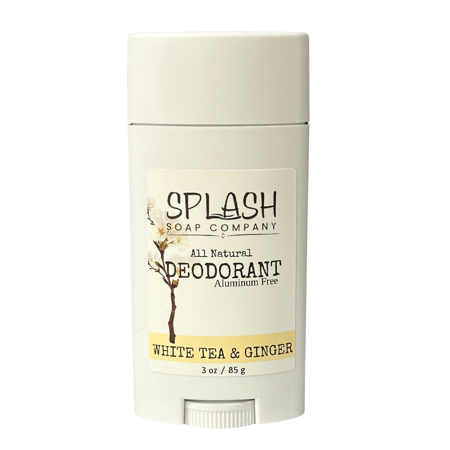 White Tea & Ginger Activated Charcoal Natural Deodorant