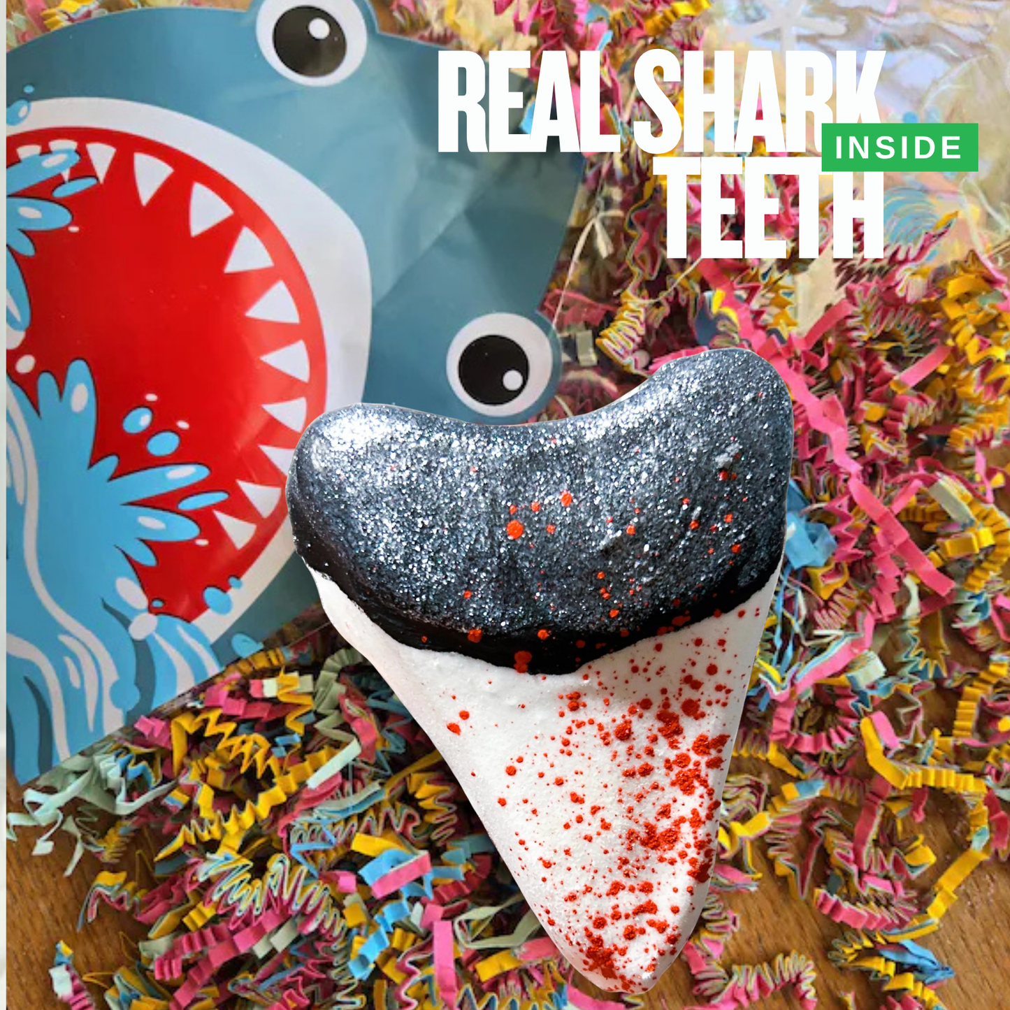 Surprise Megalodon Shark Tooth Bath Bomb