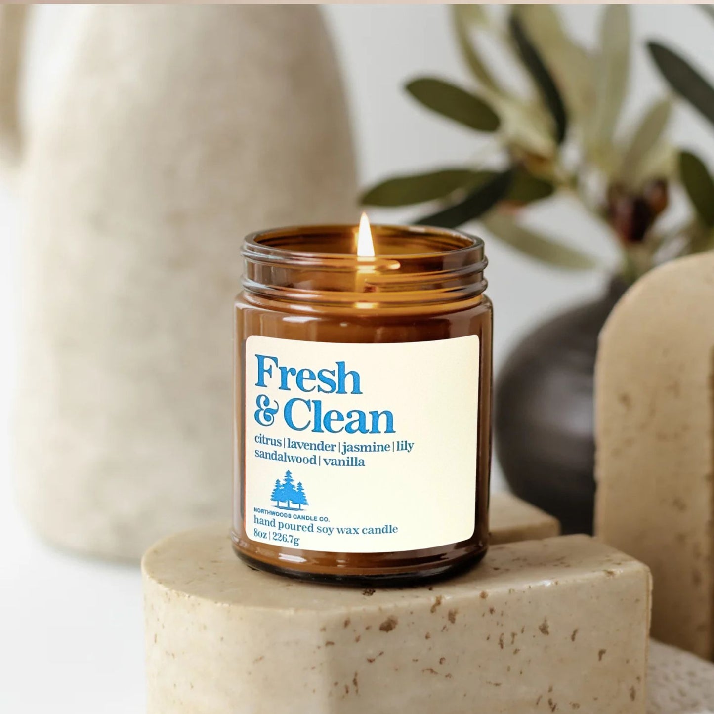 Fresh & Clean Candle- SIGNITURE COLLECTION