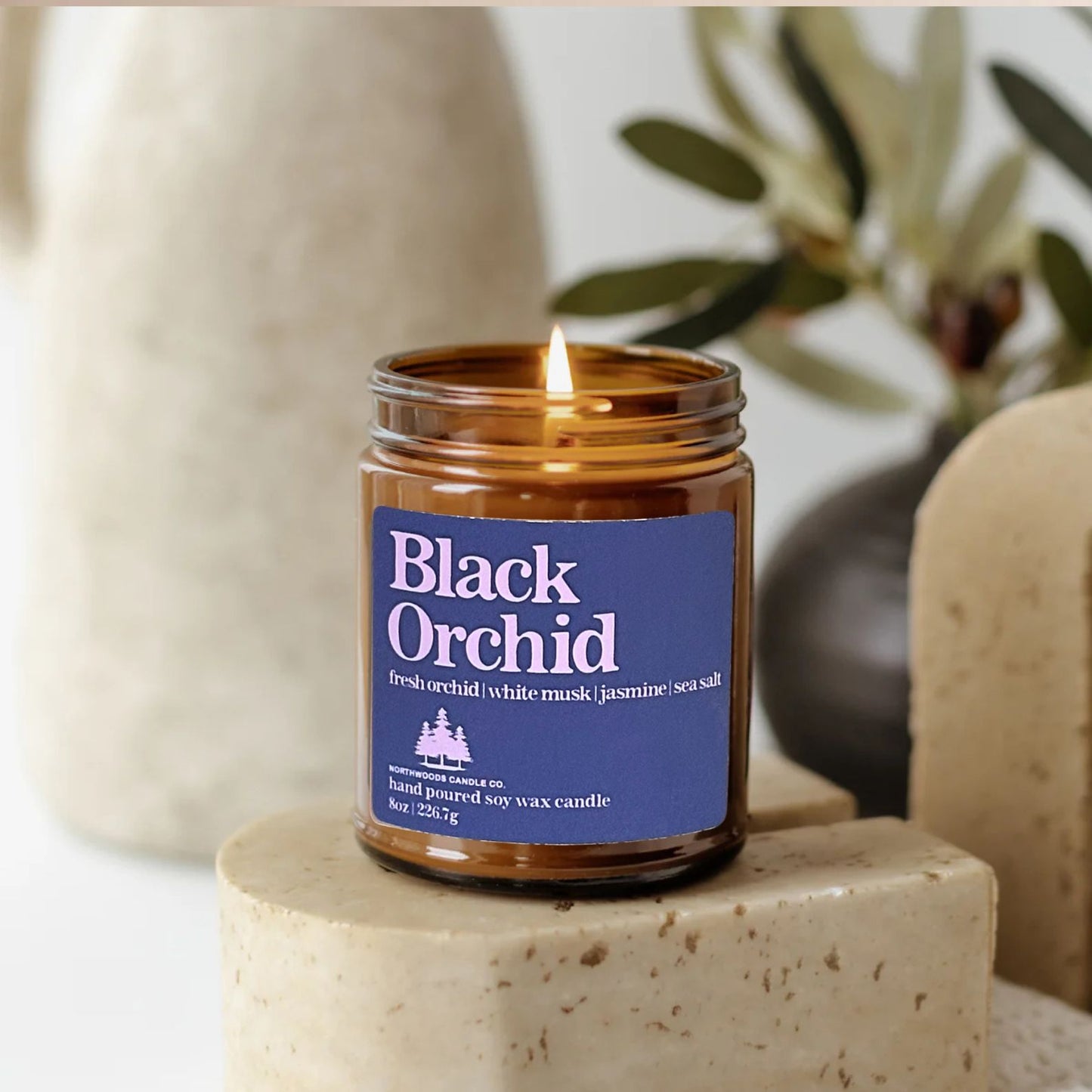 Black Orchid Candle-SIGNITURE COLLECTION