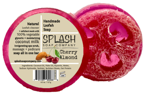 Cherry Almond Loofah Soap