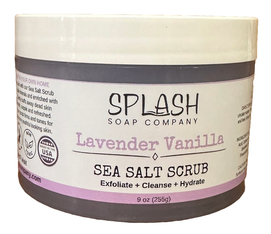 Lavender Vanilla Sea Salt Scrub