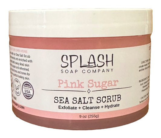 Pink Sugar Sea Salt Scrub