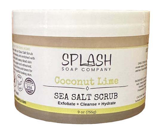 Coconut Lime Sea Salt Scrub