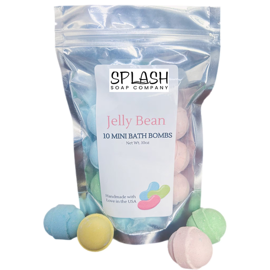 Jelly Bean Mini Bath Bombs 10 pack