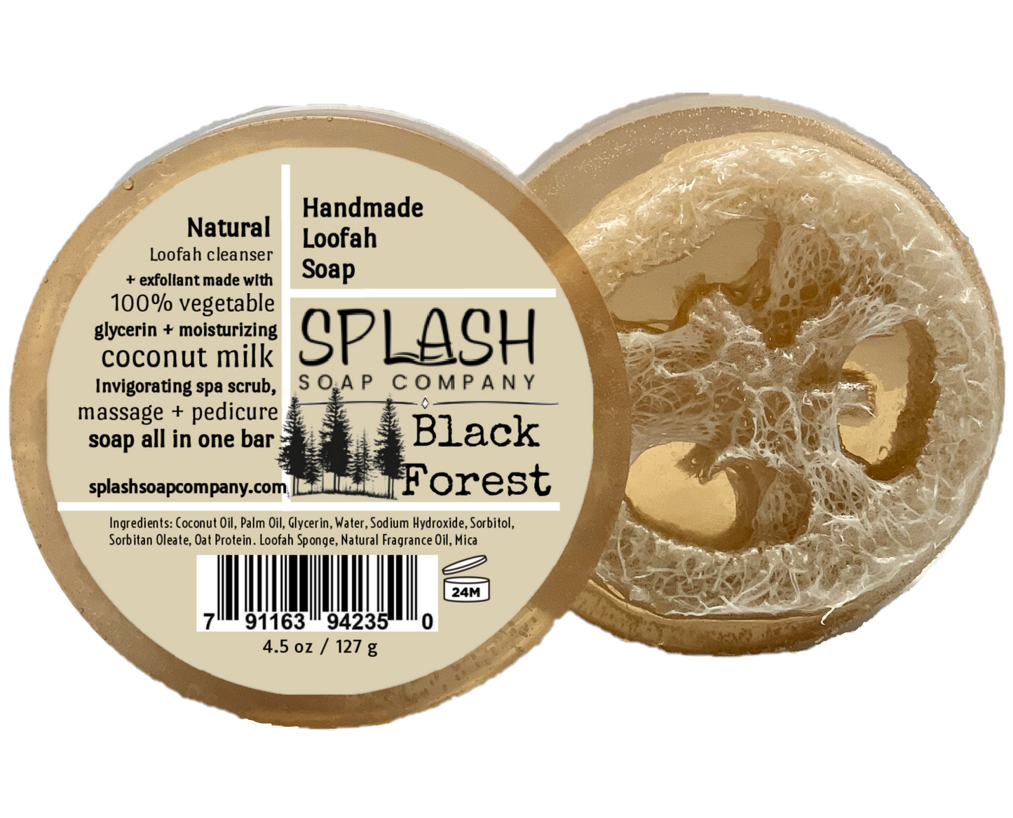 Black Forest Loofah Soap