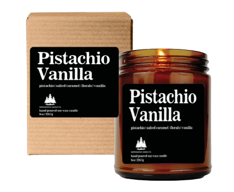 Pistachio Vanilla Candle-UP NORTH COLLECTION