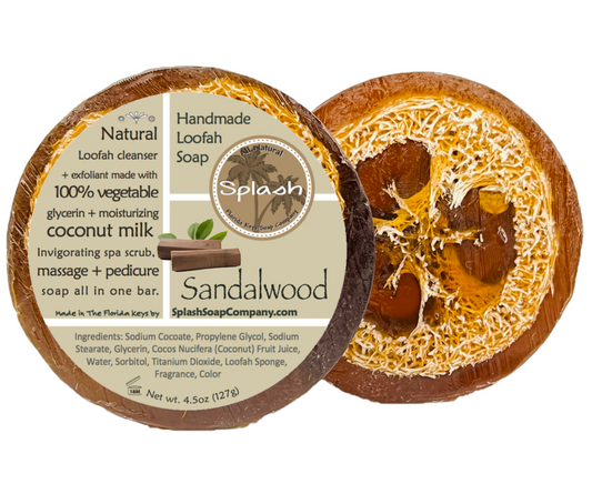 Sandalwood Loofah Soap
