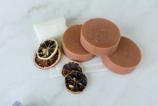 Red Clay Grapefruit & Geranium Face Soap