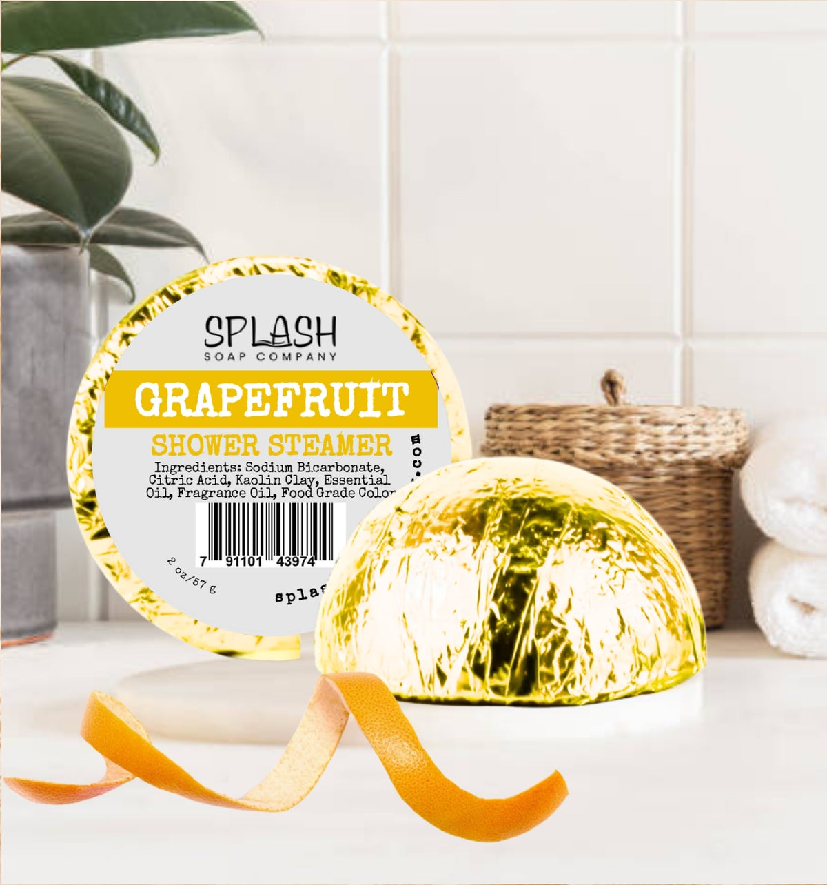Pink Grapefruit Shower Steamer