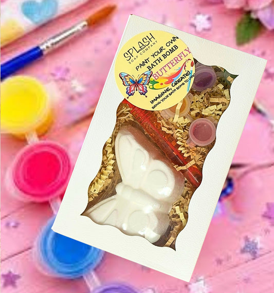 BUTTERFLY-PAINT YOUR OWN BATH BOMB