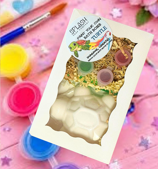 TURTLE-PAINT YOUR OWN BATH BOMB