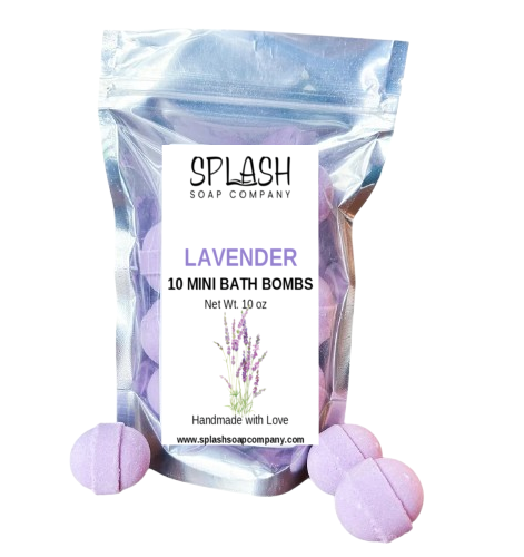 Lavender Mini Bath Bombs