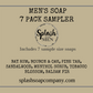 Men's Soap 7 Pack Sampler