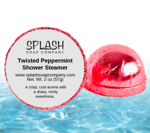 Twisted Peppermint Shower Steamer-Limited Holiday Collection