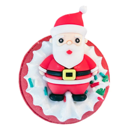 Santa Foaming Bath Bomb-Limited Holiday Edition