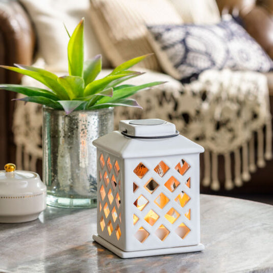 White Lantern Wax Warmer