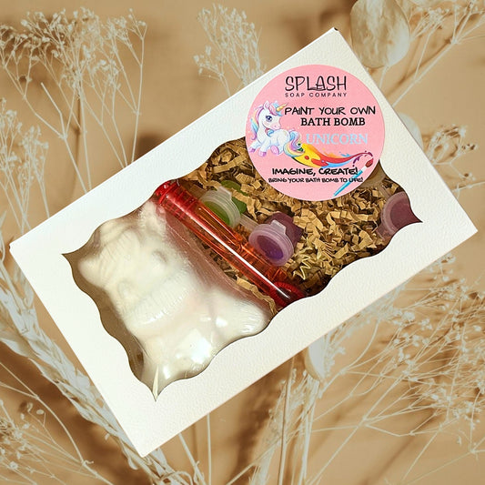 UNICORN-PAINT YOUR OWN BATH BOMB