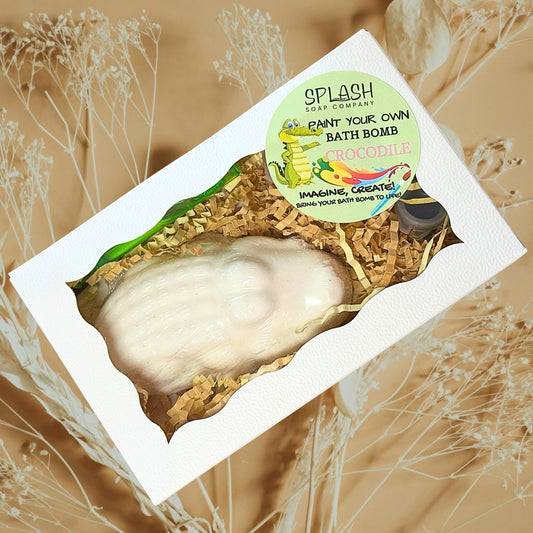 CROCODILE-PAINT YOUR OWN BATH BOMB