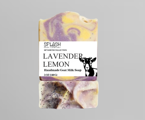 Lavender Lemon Exfoliating Goat Milk Soap-UP NORTH COLLECTION