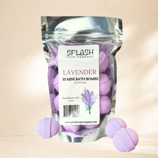 Lavender Mini Bath Bombs