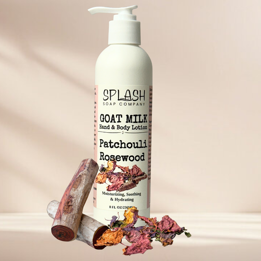 Patchouli Rosewood Goat Milk Lotion
