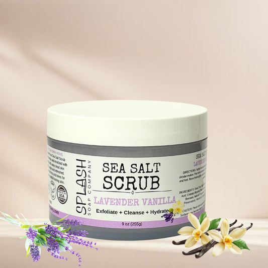 Lavender Vanilla Sea Salt Scrub