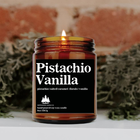 Pistachio Vanilla Candle-UP NORTH COLLECTION
