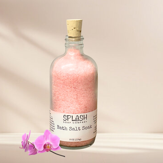 Pink Orchid & Amber Bath Salt