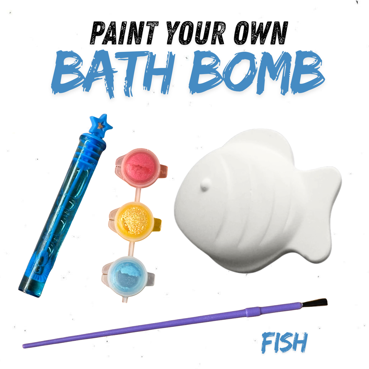 FISH-PAINT YOUR OWN BATH BOMB