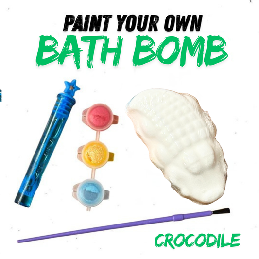 CROCODILE-PAINT YOUR OWN BATH BOMB