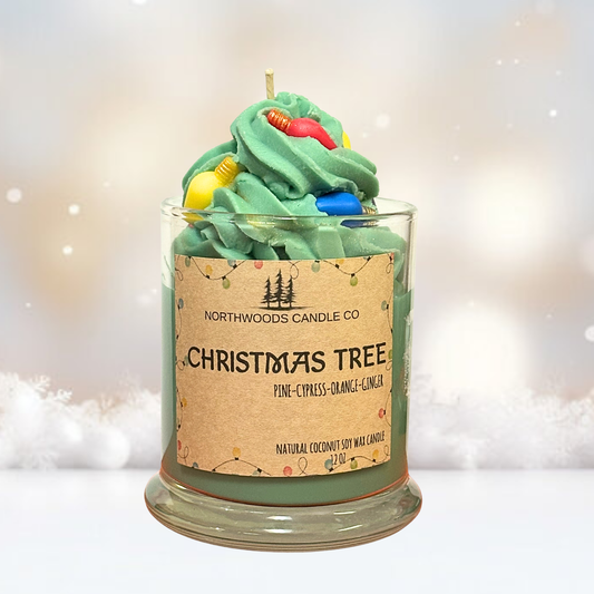 Christmas Tree Natural Candle