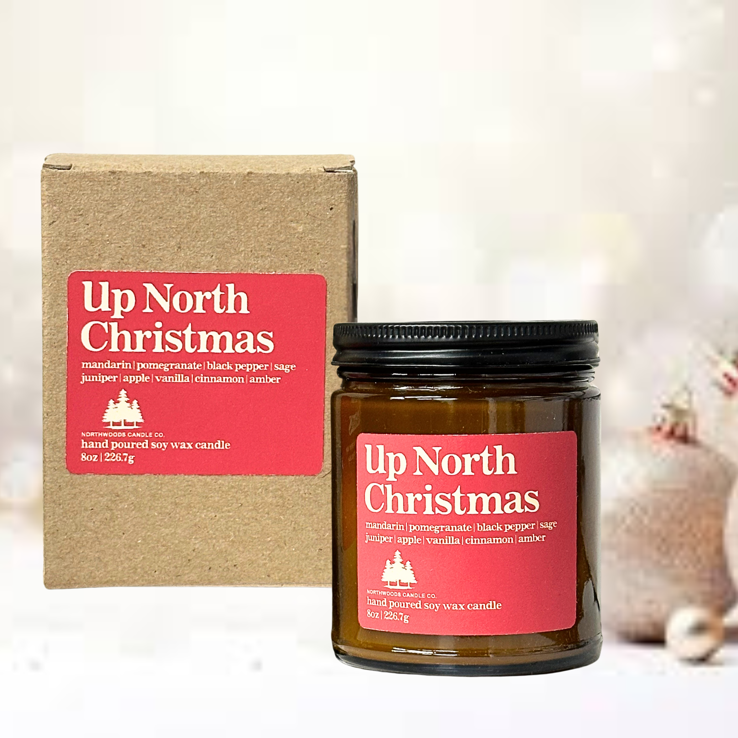 UP NORTH HOLIDAY CANDLE