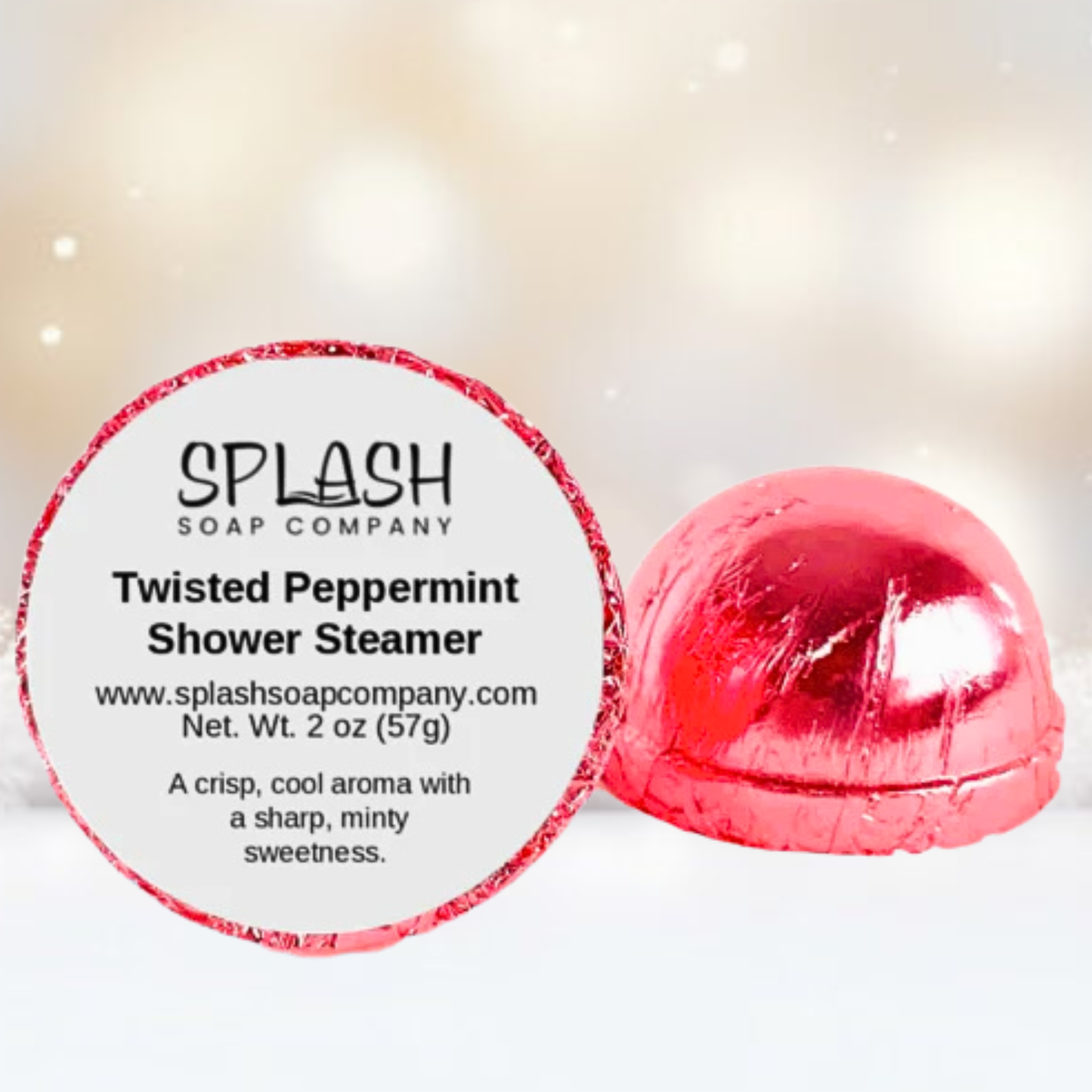 Twisted Peppermint Shower Steamer-Limited Holiday Collection
