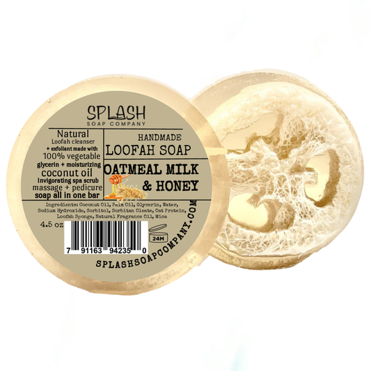 Oatmeal Milk & Honey Loofah Soap