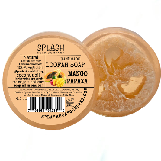Mango Papaya Loofah Soap